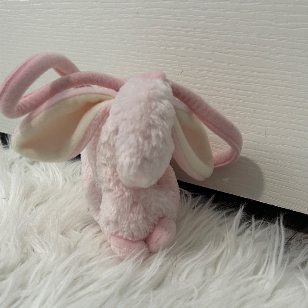 NORTH AMERICAN BEAR CO. Pink Plush Bunny Bag - Picture 6 of 7